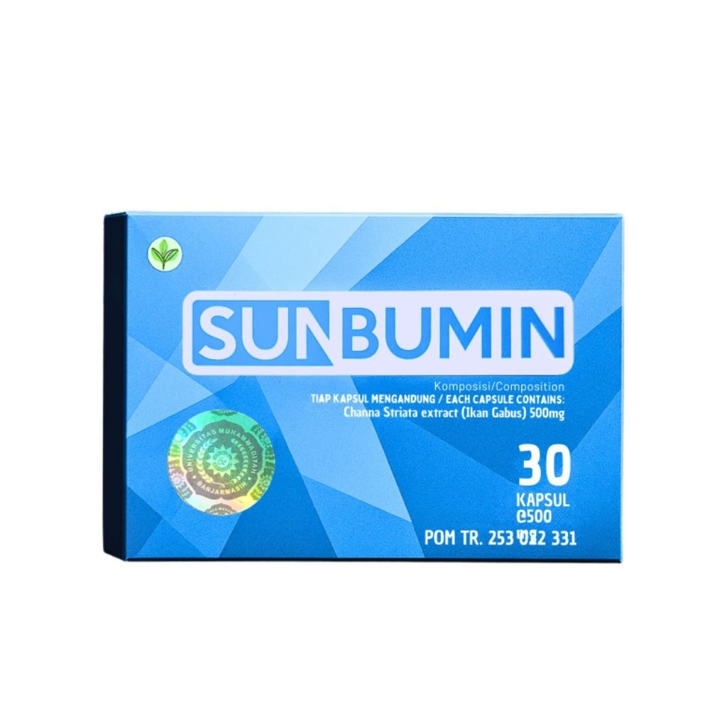 SUNBUMIN SUPLEMEN IKAN GABUS PERCEPAT PEMULIHAN | SUPLEMEN IKAN GABUS | SUPLEMEN ALBUMIN IKAN GABUS