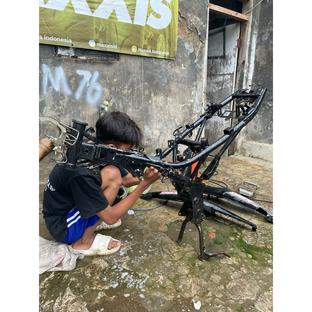 rangka mx king 150 v1 v2