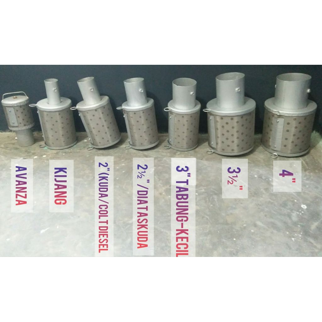 flame trap 2 inc beda tabung