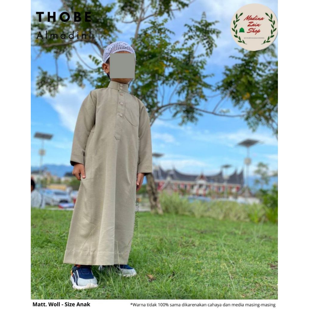 Jubah Thobe Almadini Woll Remaja