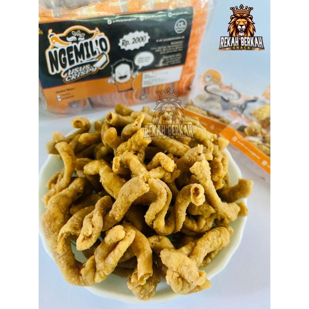 

Ngemilo Kripik Usus Pedas dan Ori