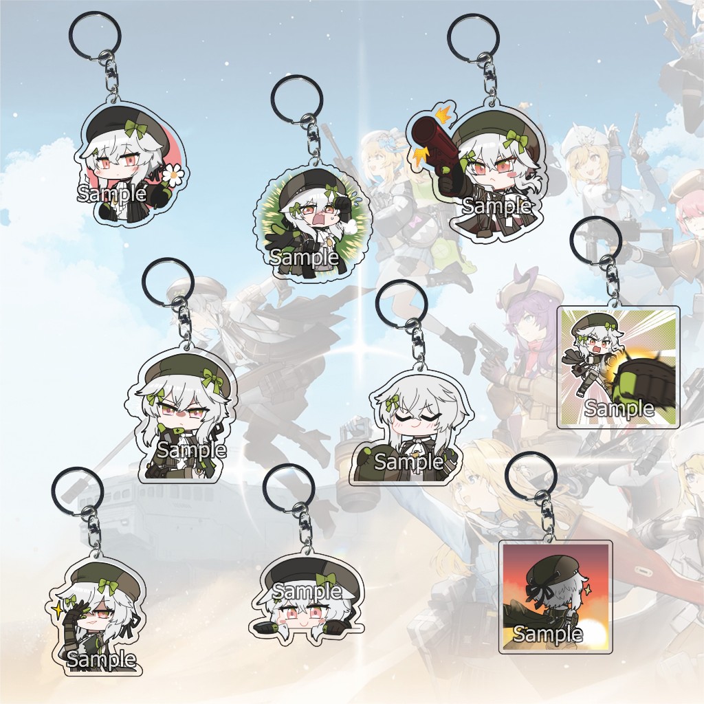 Gantungan Kunci GIRLS' FRONTLINE EXILIUM ALL Dushevnaya - Ganci - Key Chain - Souvenir - Anime