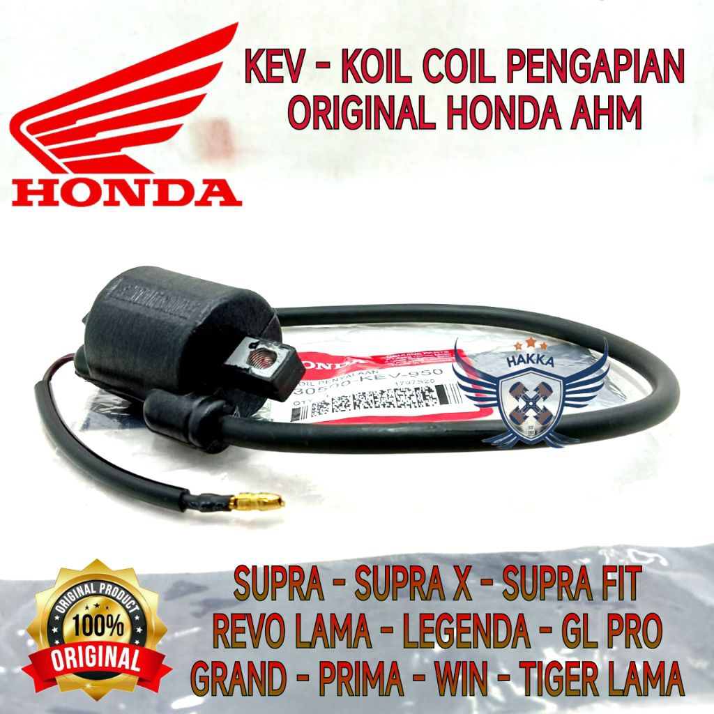 KEV ORIGINAL KOIL COIL HONDA SUPRA, KOIL HONDA SUPRA X, KOIL HONDA SUPRA FIT, KOIL HONDA REVO LAMA,