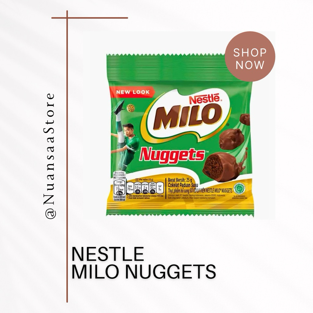 

MILO COKLAT Nuggets 25gr