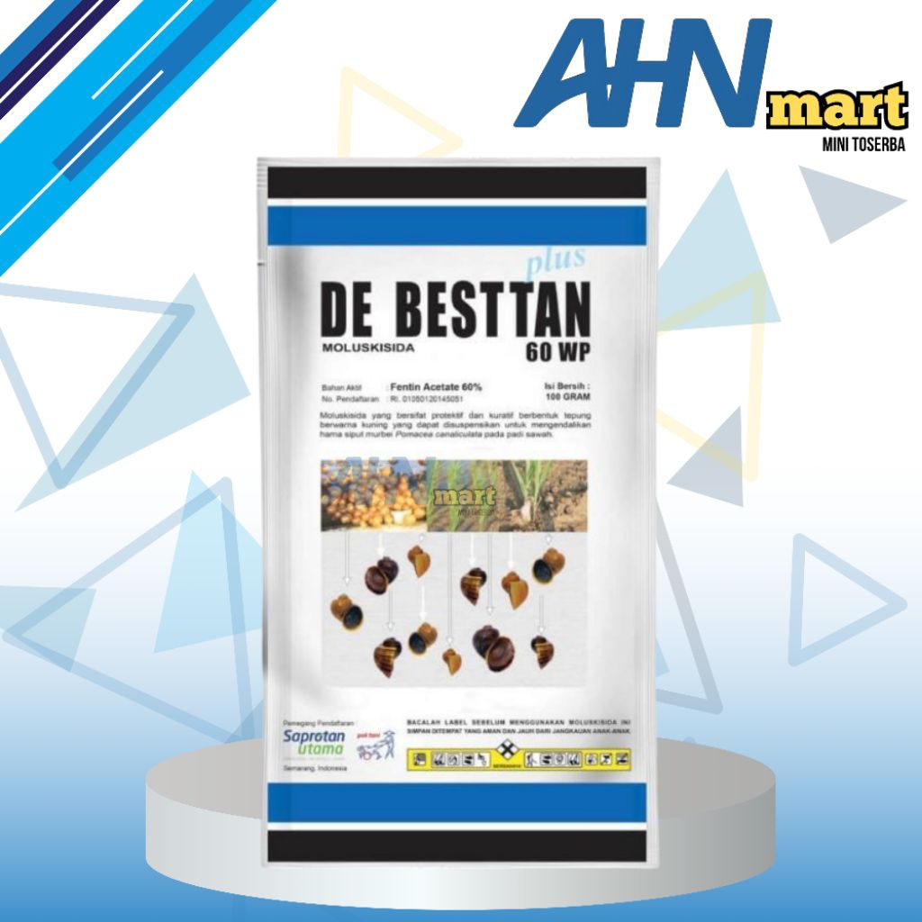 De besttan 60 WP 100gr obat hama keong sawah