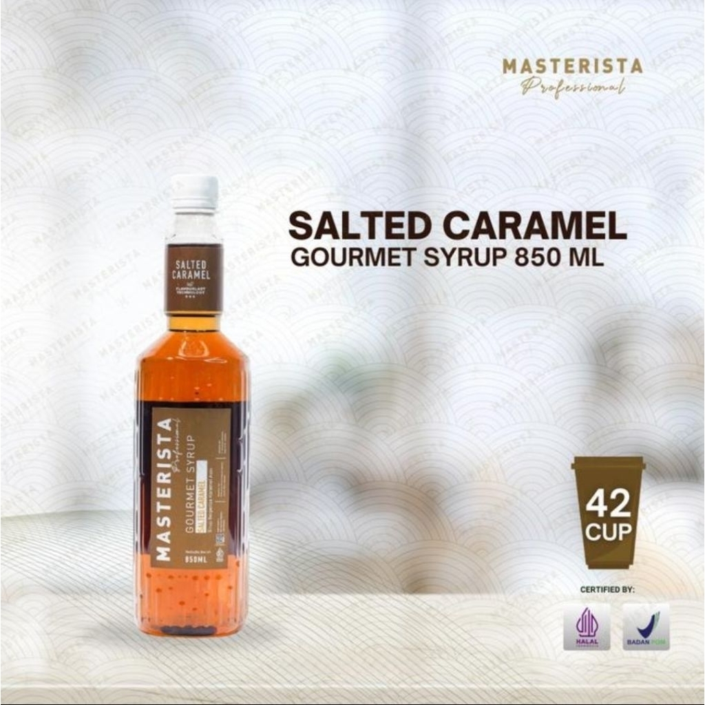 

masterista salted caramel syrup 850ml