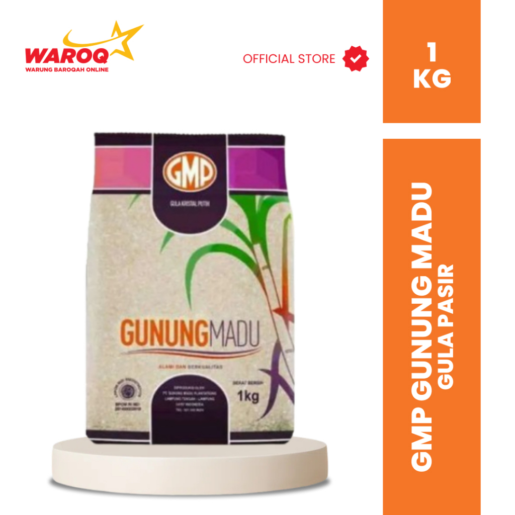 

GMP GULA PASIR GUNUNG MADU PREMIUM 1KG