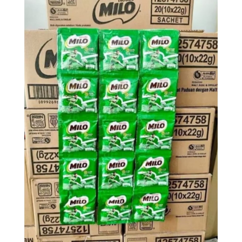 

MILO ACTIV-GO Susu Coklat Renteng 22gr