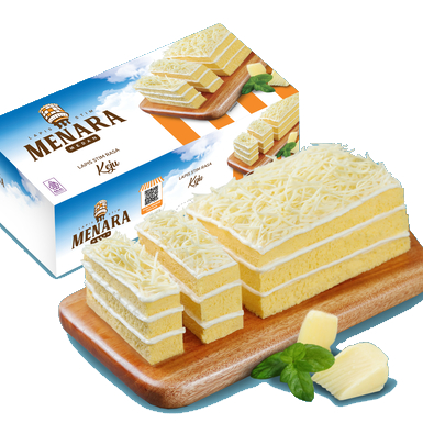 

Bolu Menara Lapis Stim Keju - 500gr