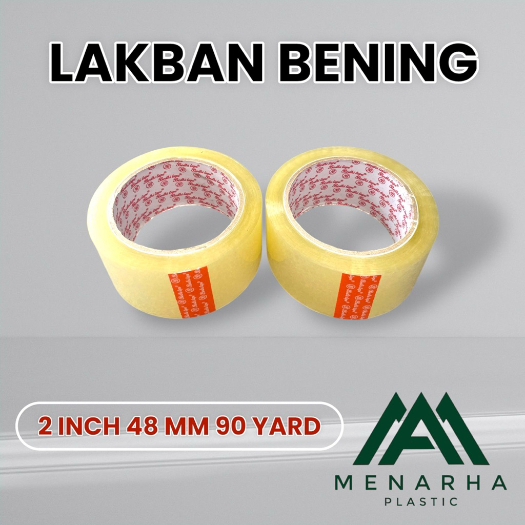

Lakban Bening/ OPP Packaging Tape 48mm 2inch 90yard TOP QUALITY!