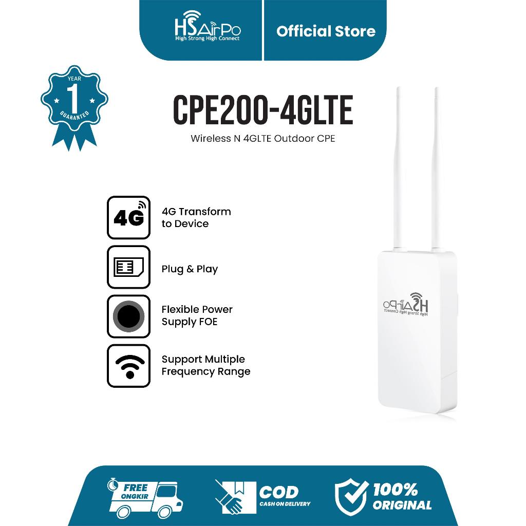 HSAIRPO CPE200-4GLTE 300MWireless N 4G LTE outdoor CPE