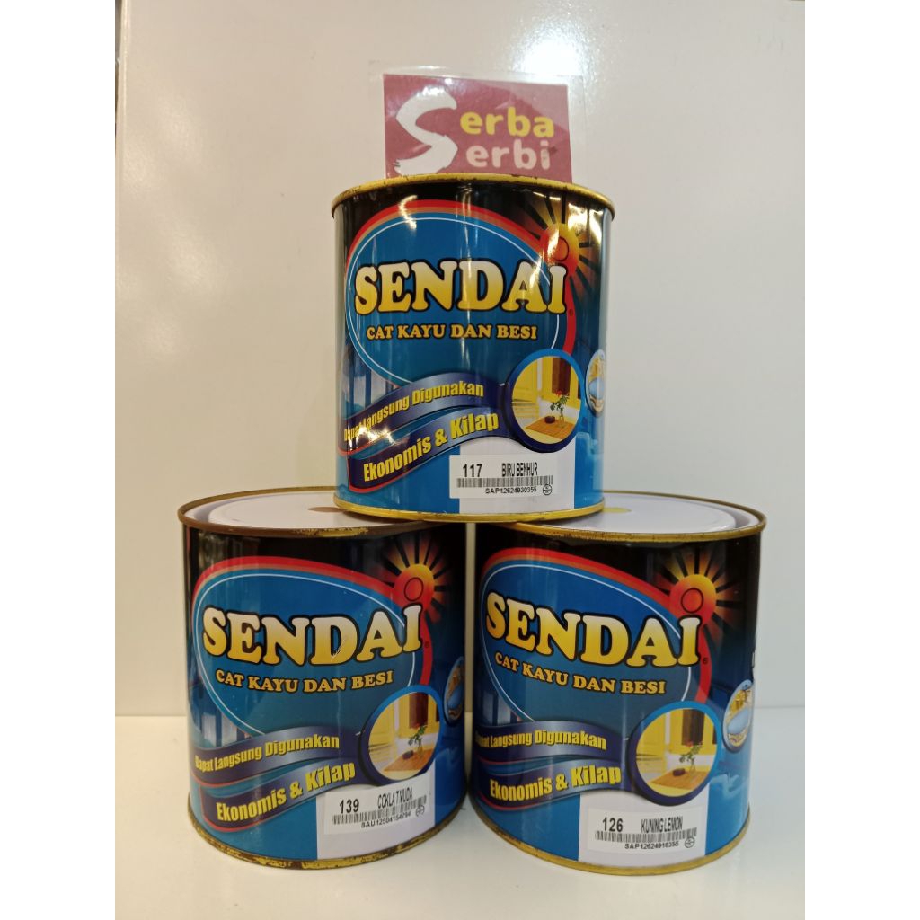 

-0.8KG SENDAI-Cat minyak kayu besi wood metal 0.8kg