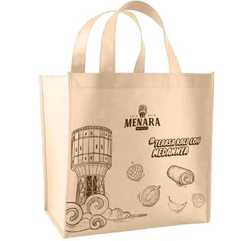 

Bolu Menara Kemasan Packing Tas Spunbond - muat 4 box