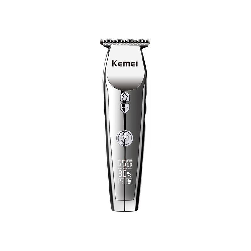 Kemei KM-126 New Professional Rechargeable Electric Fast USB Charge LCD Hair Clipper