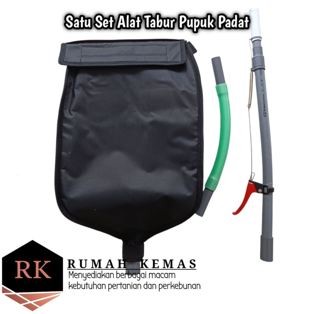 Satu Set Alat Tabur Pupuk Granul Pupuk Padat Butiran Tas Ransel Anti Sakit Pinggang