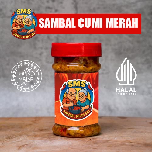 

Sambal Bawang Cumi Pedas Gurih Gila Instan Botol 150ml SMS