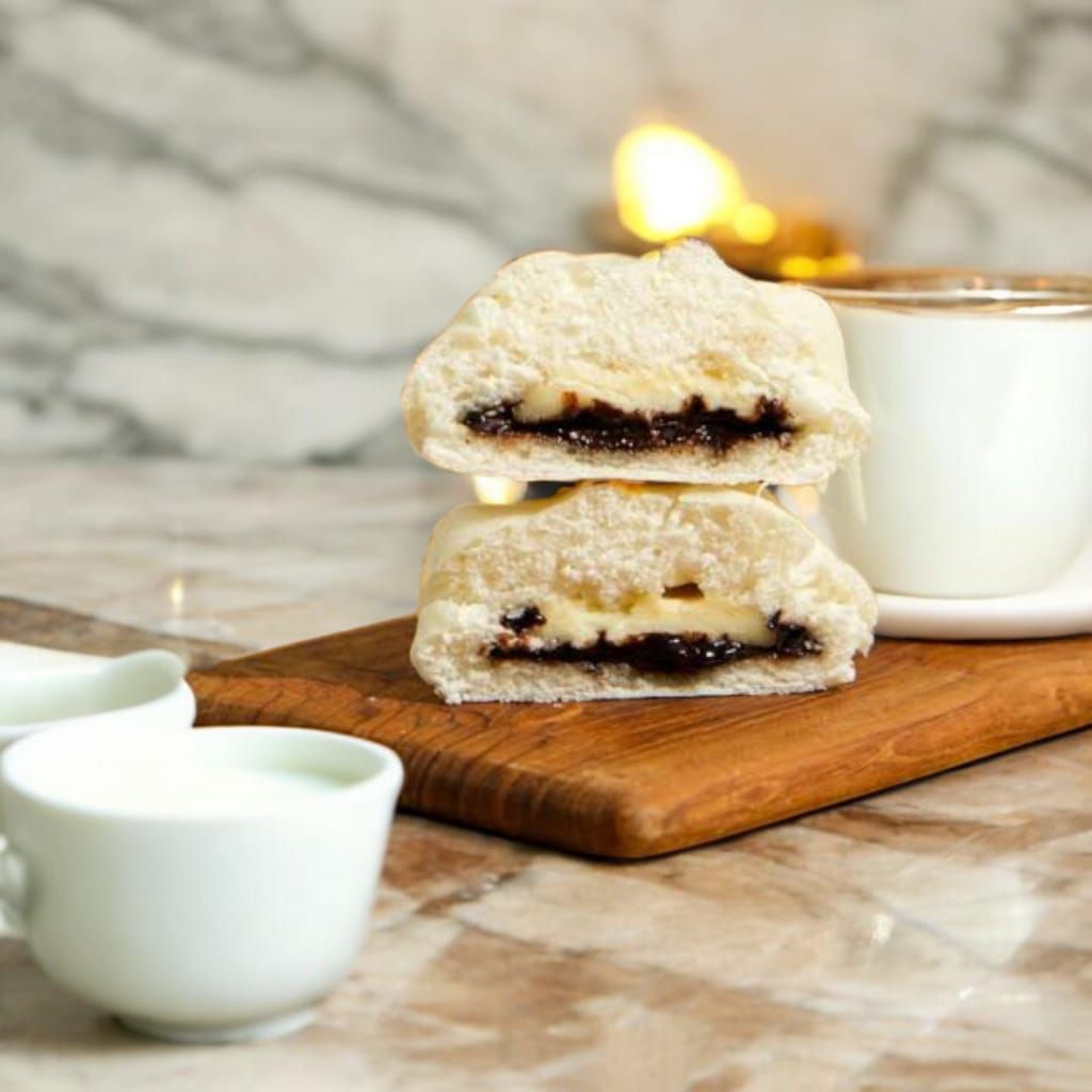 

Bakpao Susu Dark Choco Melt X Cheese Melt Non Pemutih, Non Pengawet