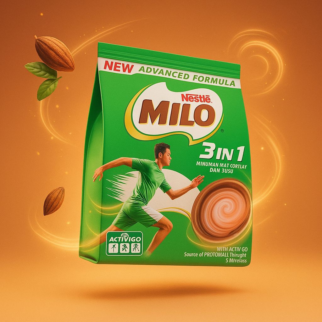 

MILO 3 in 1 790g – Minuman Energi Cokelat Instan dengan Susu Bubuk – Cocok untuk Sarapan Praktis Anak & Dewasa – Energi Harian Keluarga – Rasa Cokelat Lezat & Bergizi – Kemasan Hemat, Siap Seduh – MILO 3in1 Original dari Nestlé