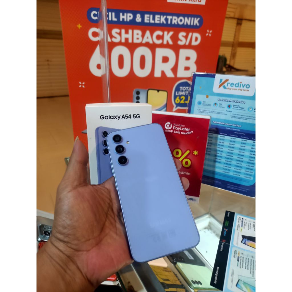 Samsung A54 8/256gb bc bekas
