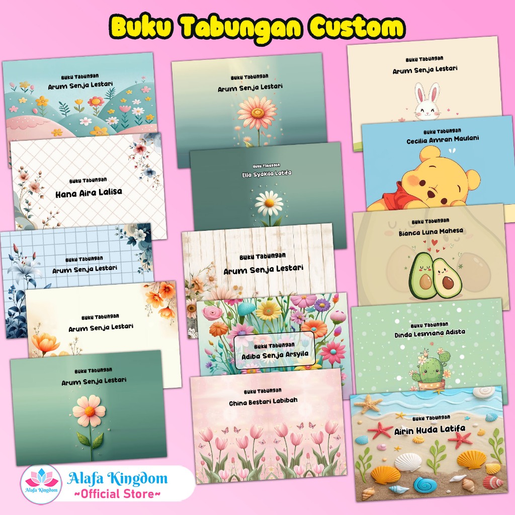 

Alafakingdom Buku Tabungan Landscape Kode 116-130