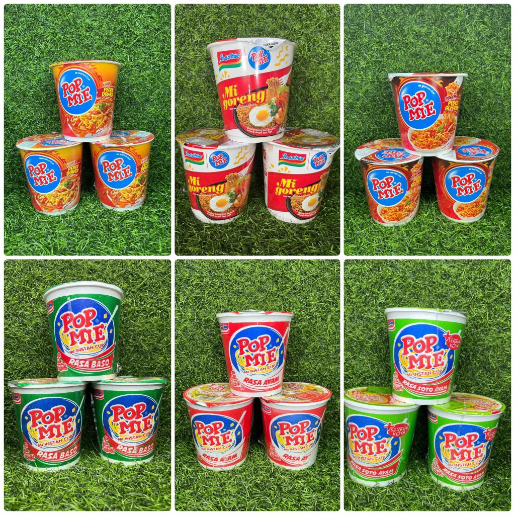 

Pop Mie Jumbo dan Mini Aneka Rasa