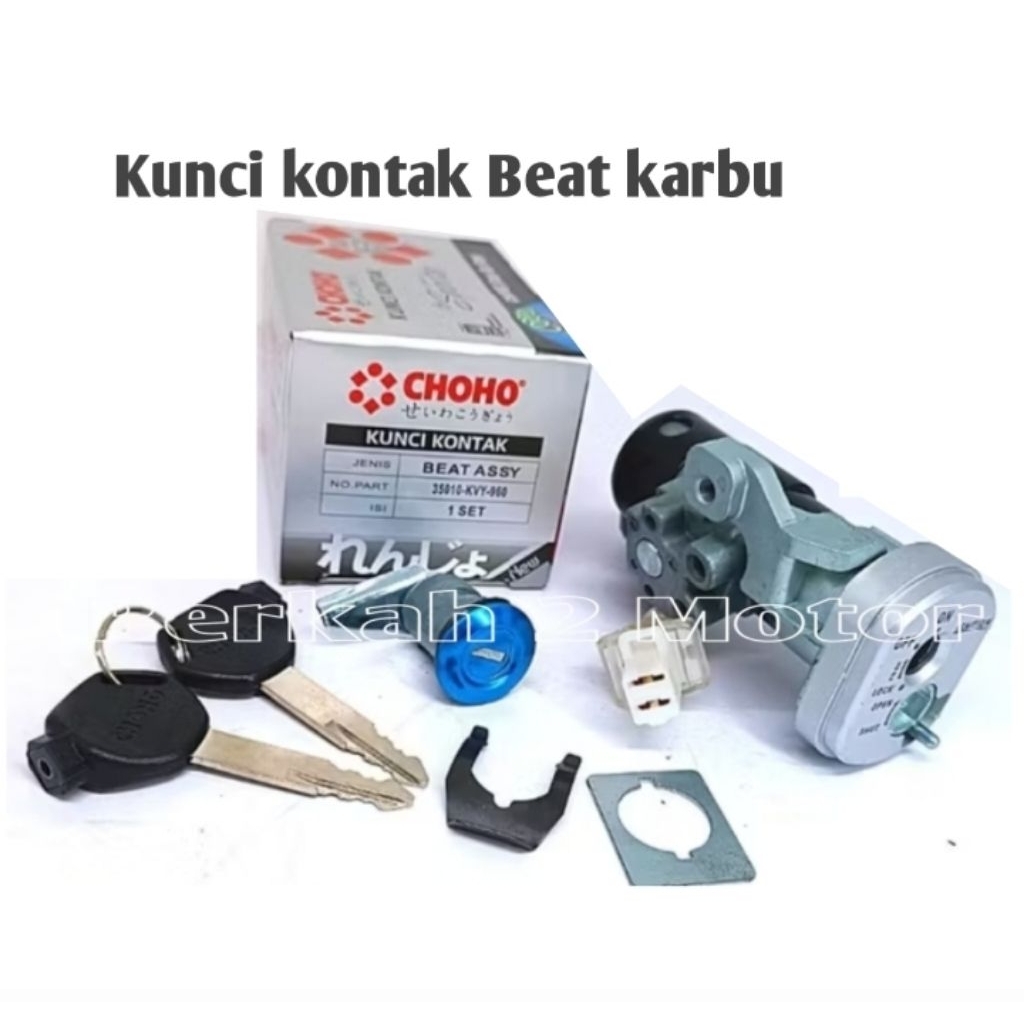 Kunci kontak Beat karbu Original merk Choho