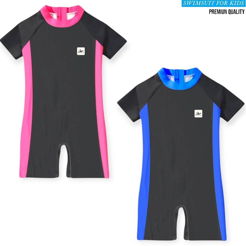 KODE P2N baju renang anak polos usia 3 sampai 16 tahun baju renang anak laki laki baju renang anak p