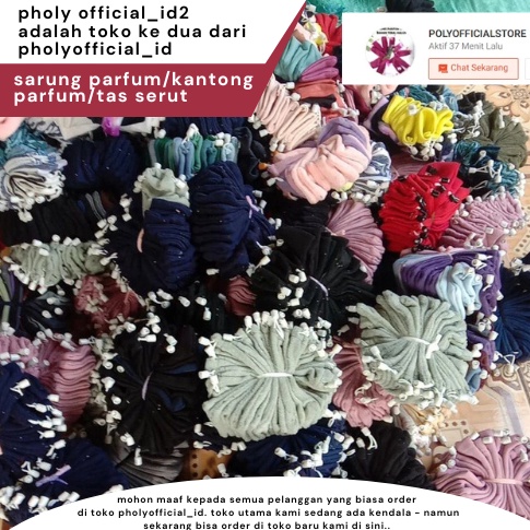 KODE Y77S 1 PCS  Sarung ParfumKantong ParfumTaserut Bahan Kain Tebal