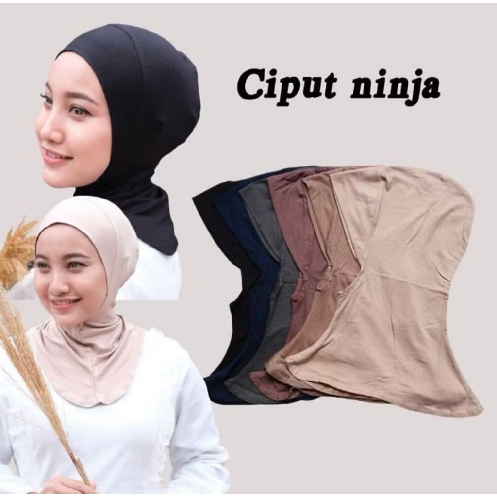 Ciput Ninja Malay Kaos Rayon Ciput Ninja Non Resleting Inner Rayon Ninja