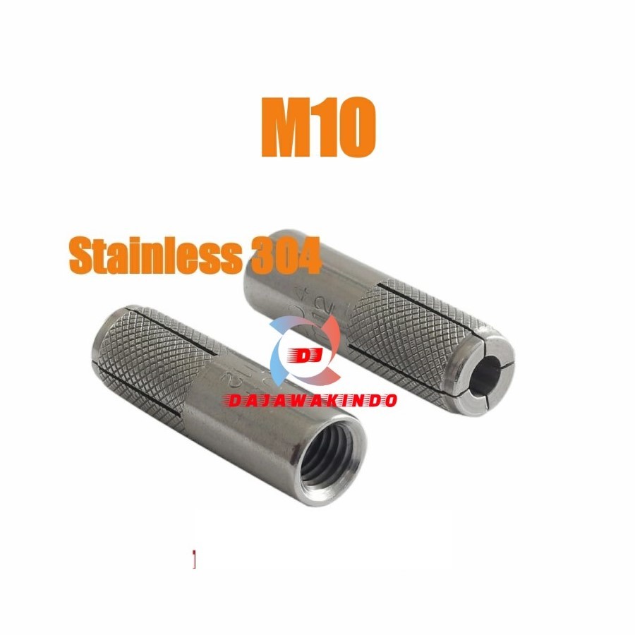 Dynaset Stainless M10 / Dinaset Stainless M10 / Drop In Anchor M10 SUS