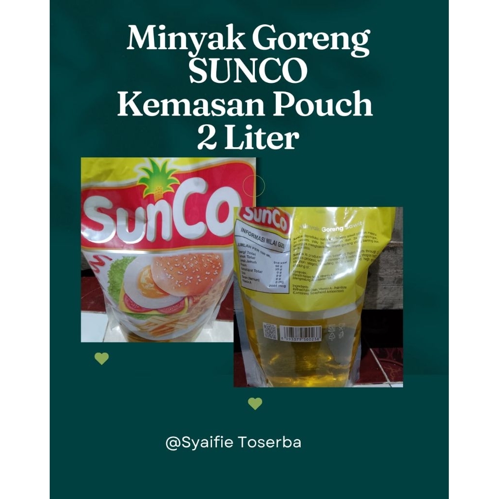 

Minyak Goreng Sunco 2 Liter Pouch