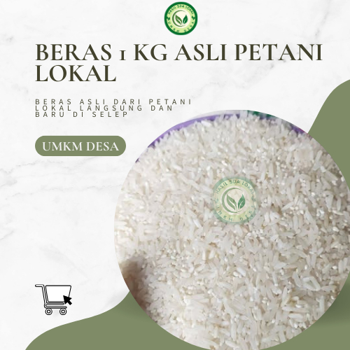 

Beras I KG Asli Petani Lokal Umkm Desa