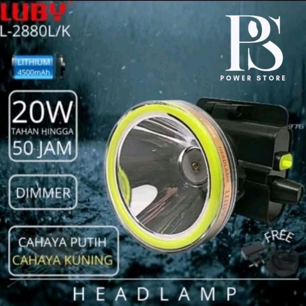 SENTER KEPALA LUBY 20WATT L-2880 DIMMER