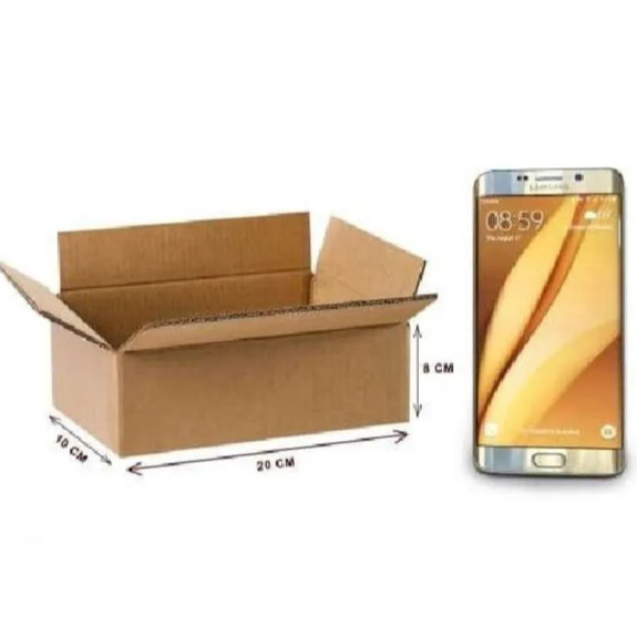 

Kardus packing Box Karton Polos 20x10x8 cm c flude 4mm BARU