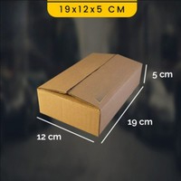 

Kardus packing Box Karton Polos 19x12x5 cm c flude 4mm BARU