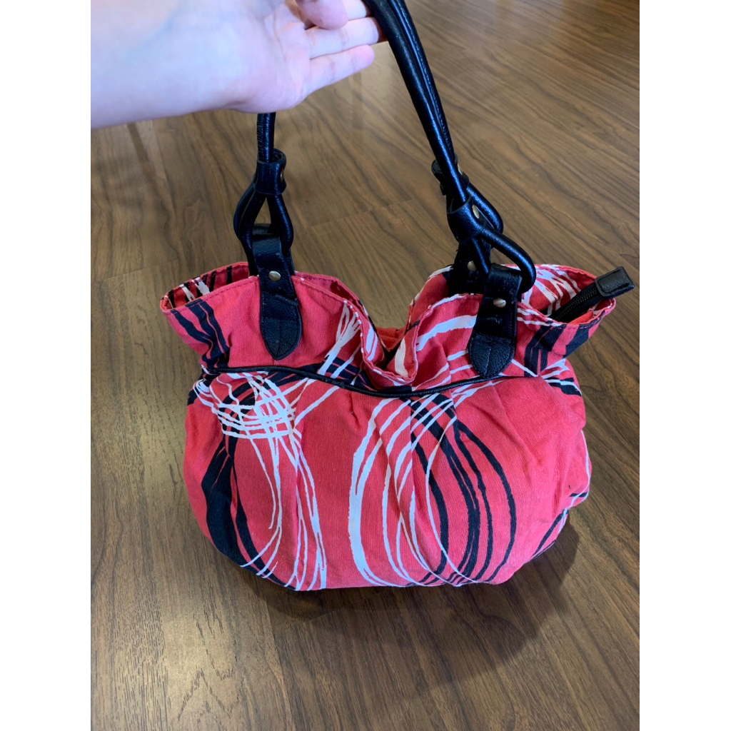 dumpling bag tas dumpling merah