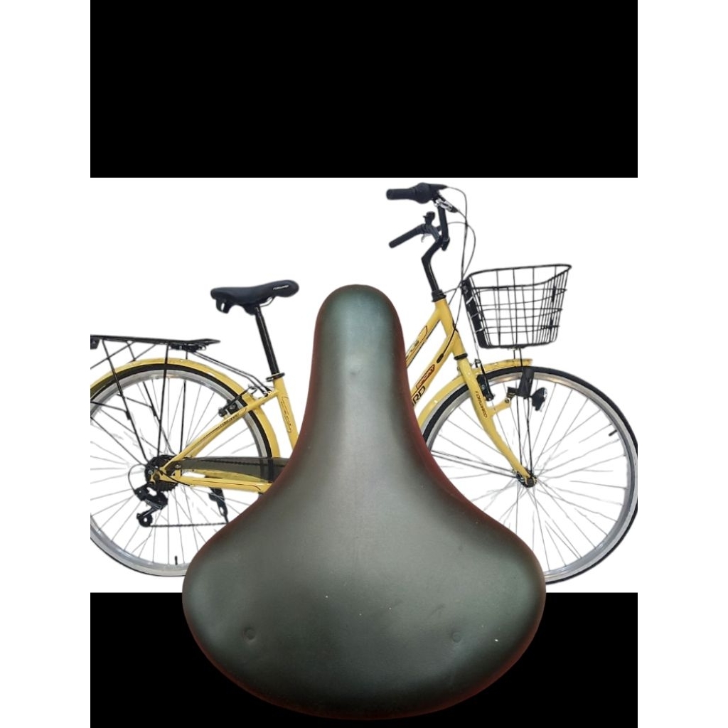 Sadel sepeda lipat dan sepeda mini besar dengan per busa super tebal