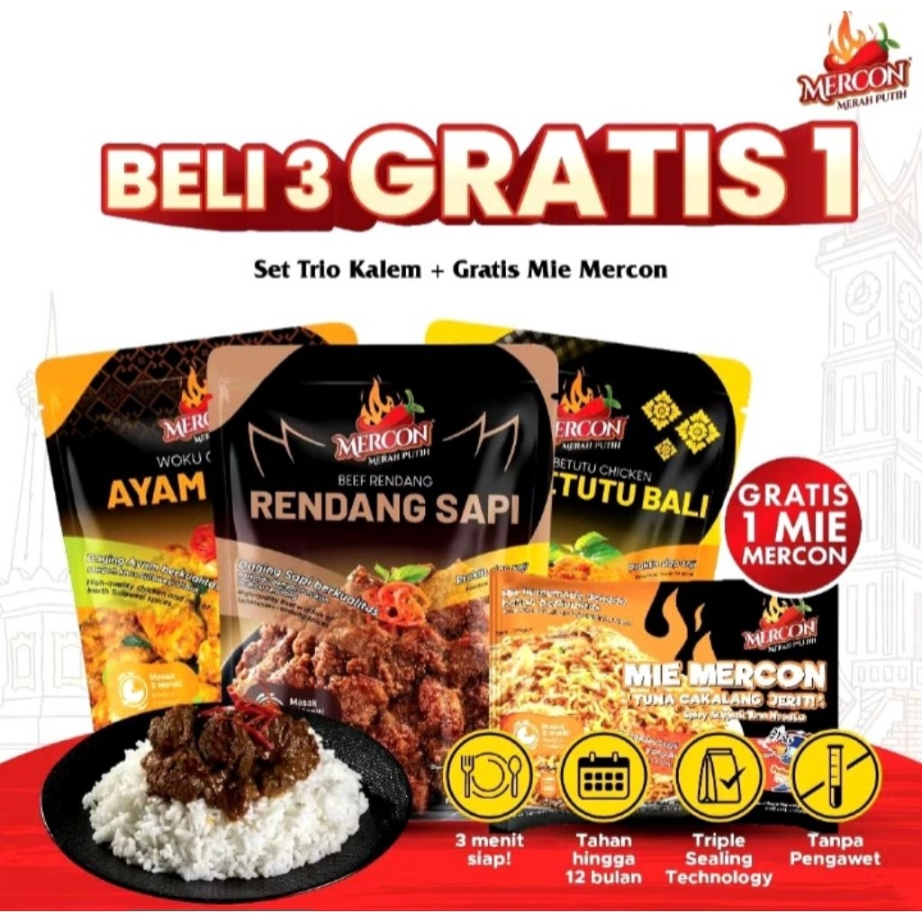 

Set Trio Kalem Mercon Merah Putih { Beli 3 Gratis 1 }