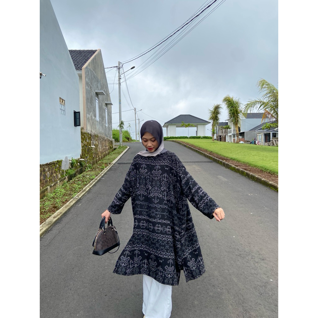 dsiyalula| Nara tunik | kaftan Lebaran Abaya tunik | Tunik Oversize | Nara Tunik