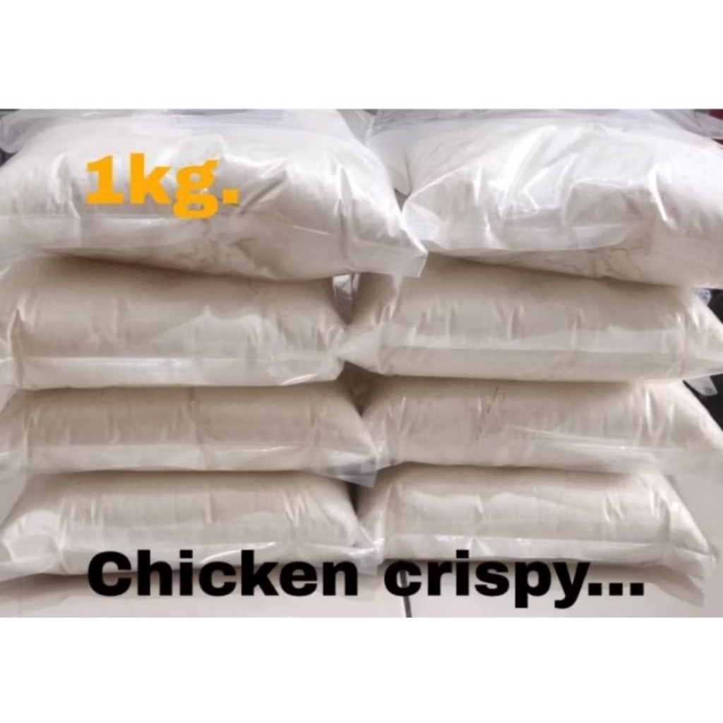 

1 kg Tepung crispy siap pakai sudah pakai bumbu pred chicken geprek dll