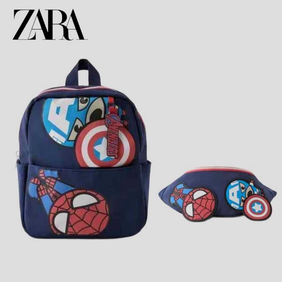 KODE K13Q BAB44 Tas pinggang anak laki laki karakter superhero import tas selempang anak laki laki t