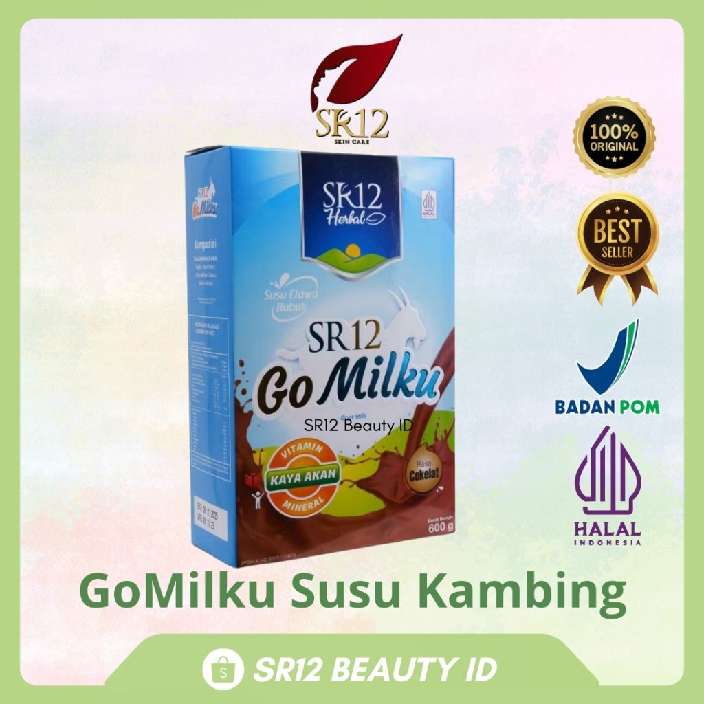 

SR12 Beauty ID - COKELAT Susu GoMilku SR12 Halal Susu Kambing Etawa Premium Bubuk Menambah Nafsu Makan