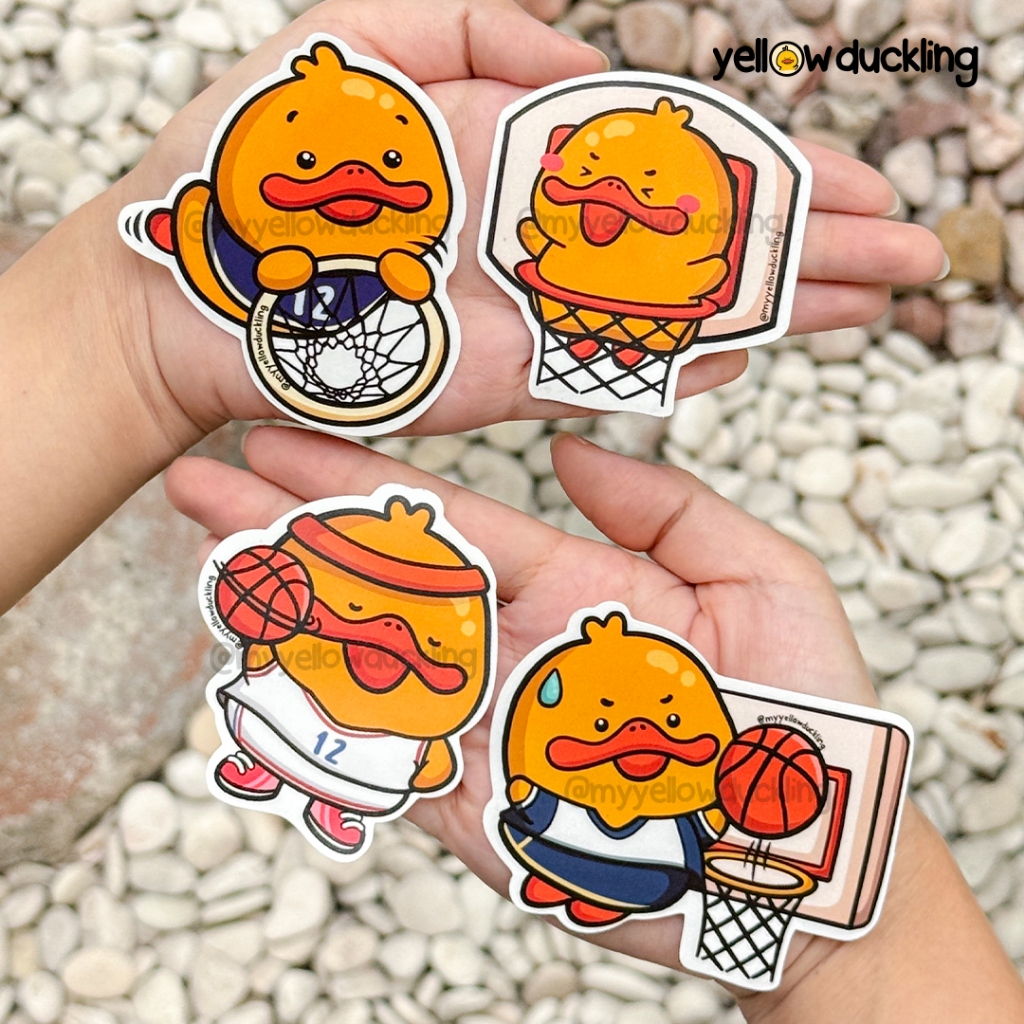

STICKER JUMBO - ITIK BASKWEKBALL - ITIK BASKETBALL - STICKER JOURNALING - STIKER JOURNAL PLANNER