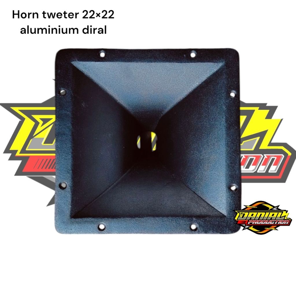HORN TWETER/CORONG TWETER 22×22 ALUMINIUM multi drat dan baut