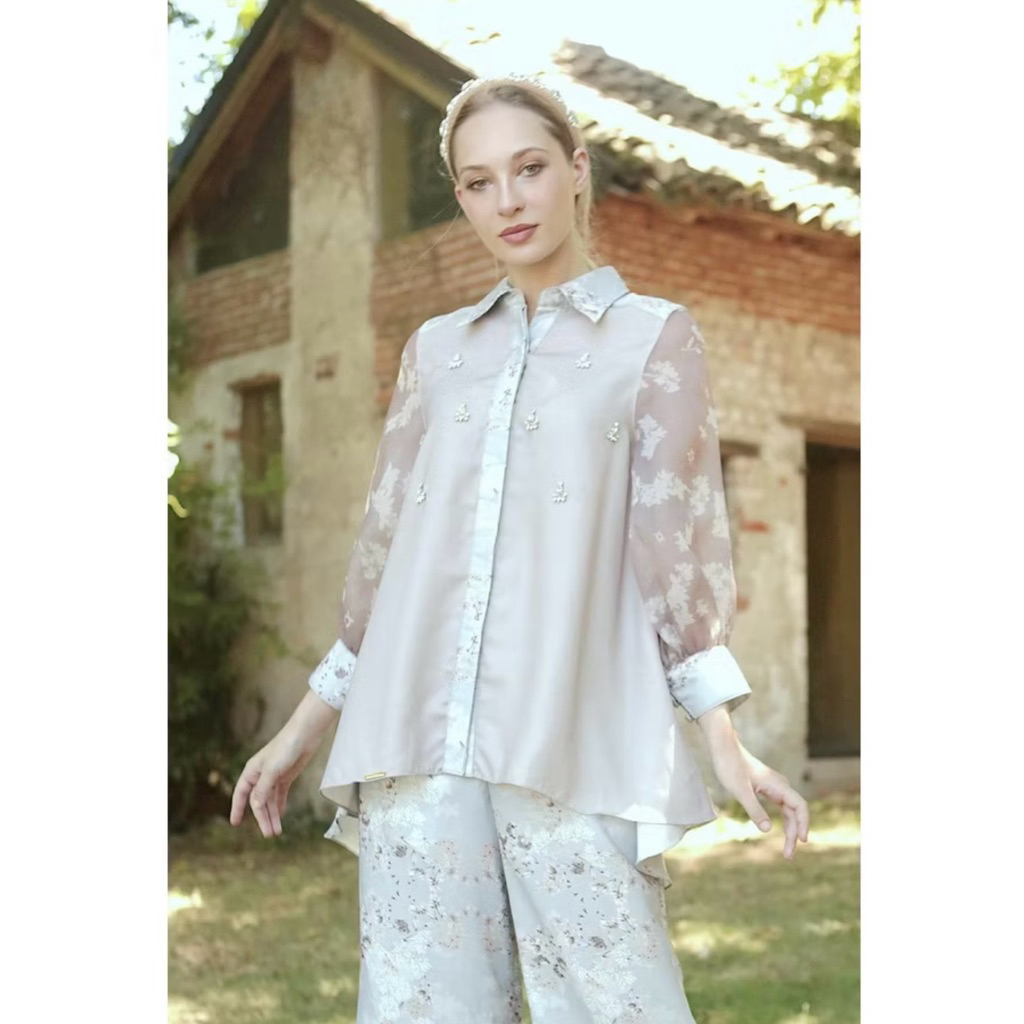 WEARING KLAMBY - CASSIA SHIRT - DUST