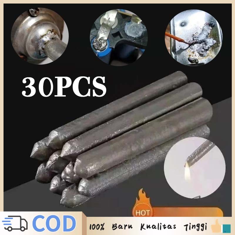 30pcs Las Almunium Las Besi Suhu Rendah Kawat Las Bekerja Dengan Korek Api Elektroda Las Aluminium