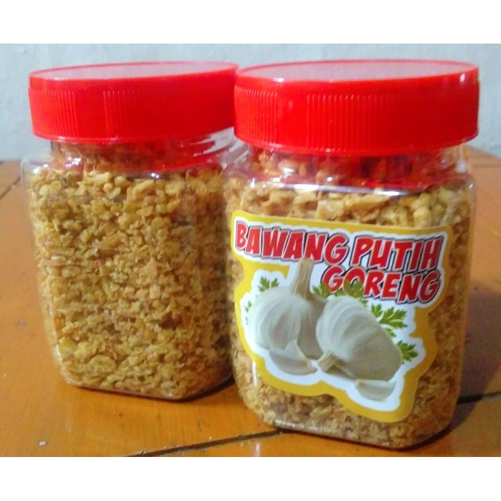 

Bawang Putih Cincang Goreng Asli Tanpa Campuran 100gram