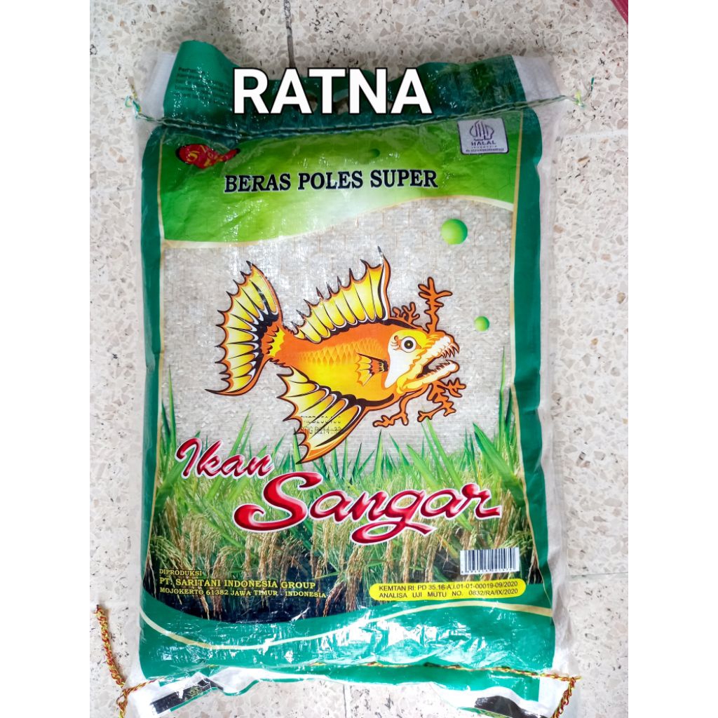

BERAS SUPER Cap IKAN HIJAU 5Kg (SARI TANI)