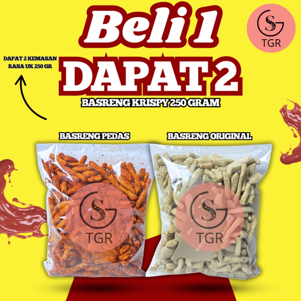 

BELI 1 DAPAT 2 BASRENG STIK IKAN KRISPY 250GR ( PEDAS, ORI ) SNACK STIK KRISPY