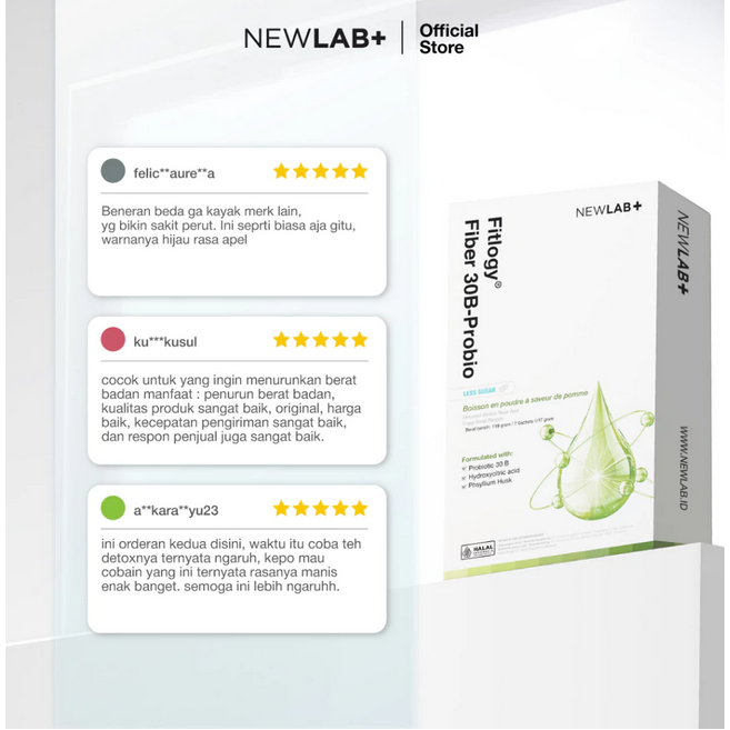 

NEWLAB Fitlogy Tea Drink | Herbal Tea | Minuman Teh Hijau Herbal 28 Tea Bags